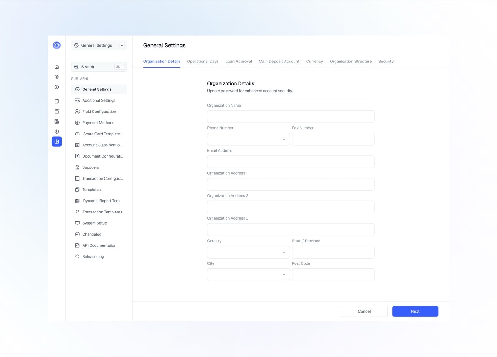 General Settings 1