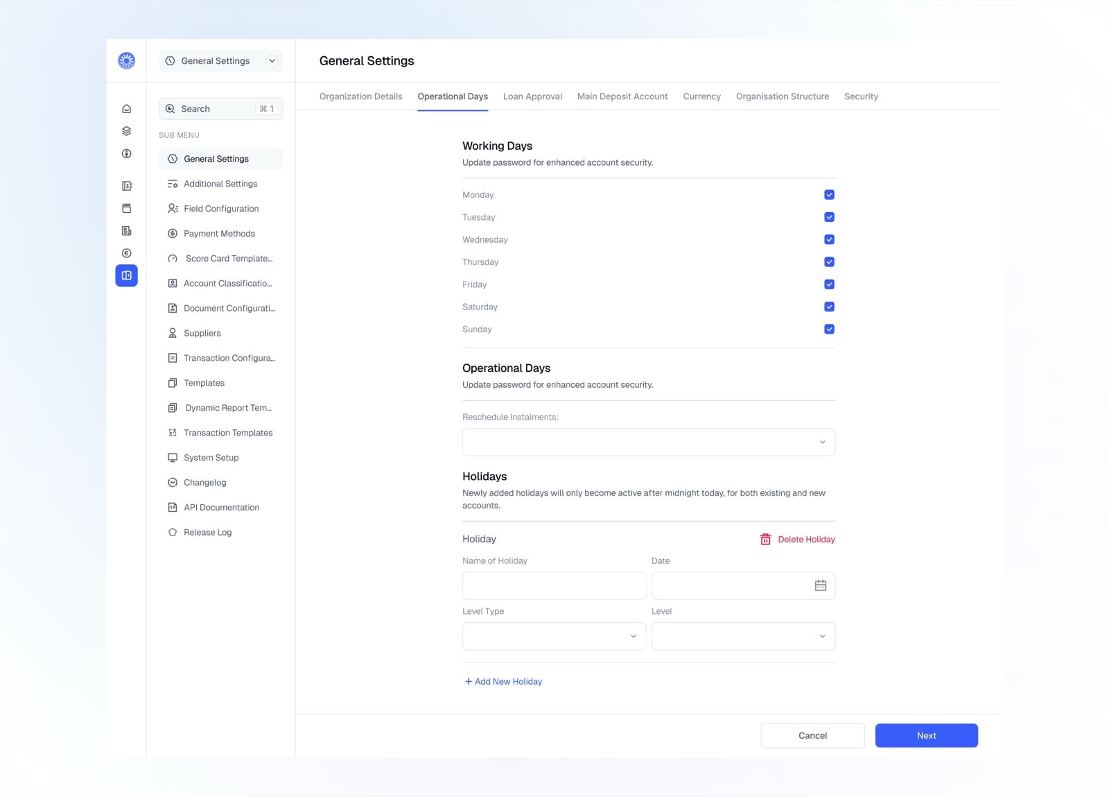 General Settings 2