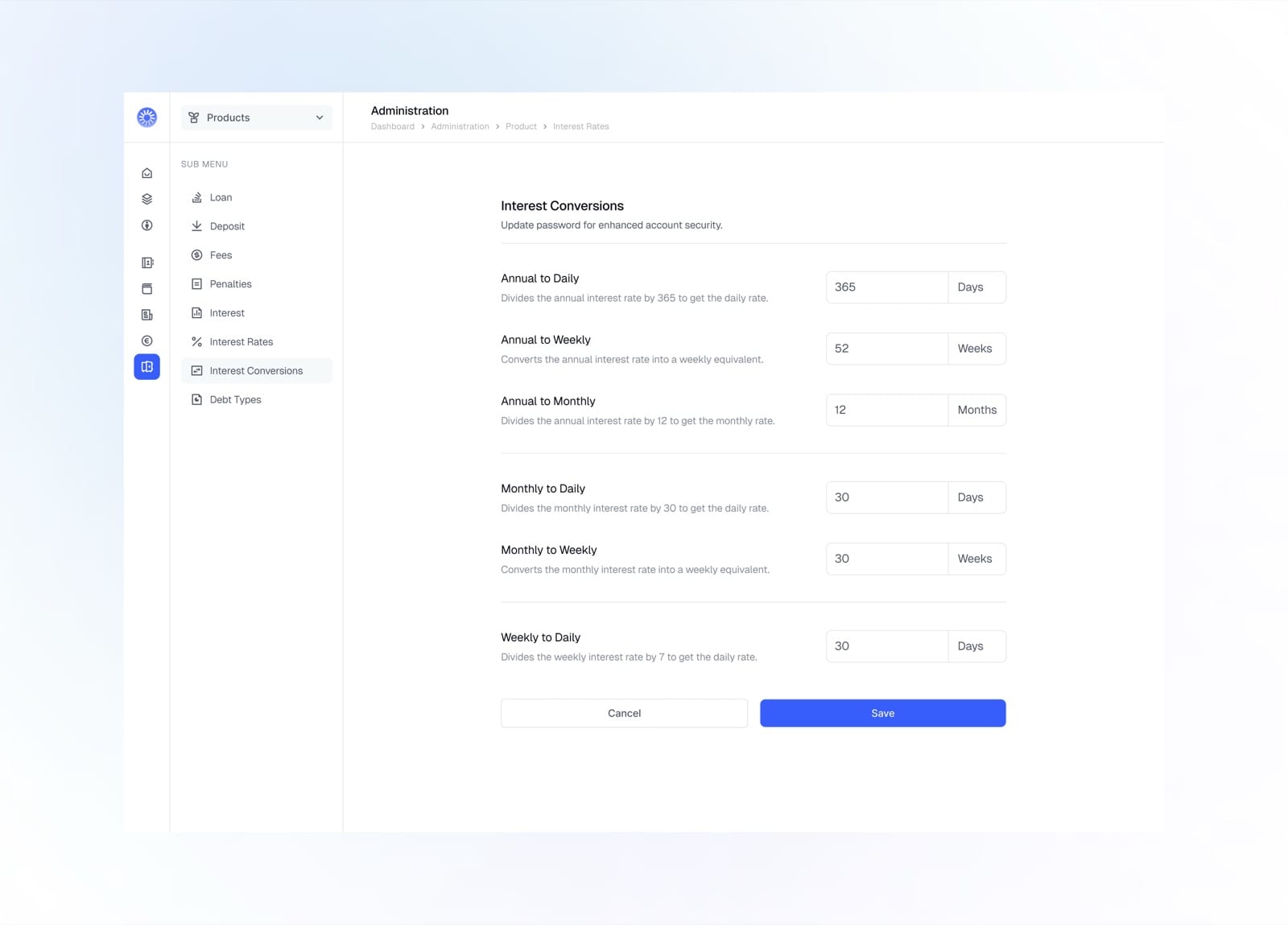 Interest Conversion 1