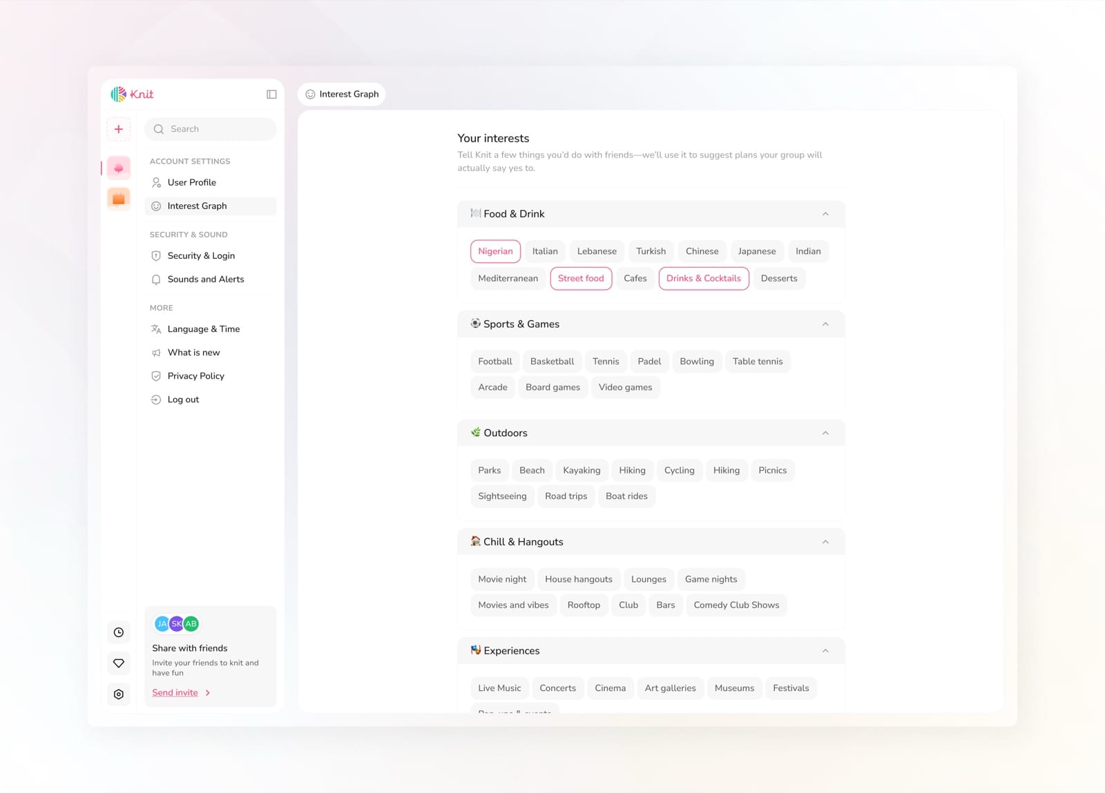 Knit Settings 2