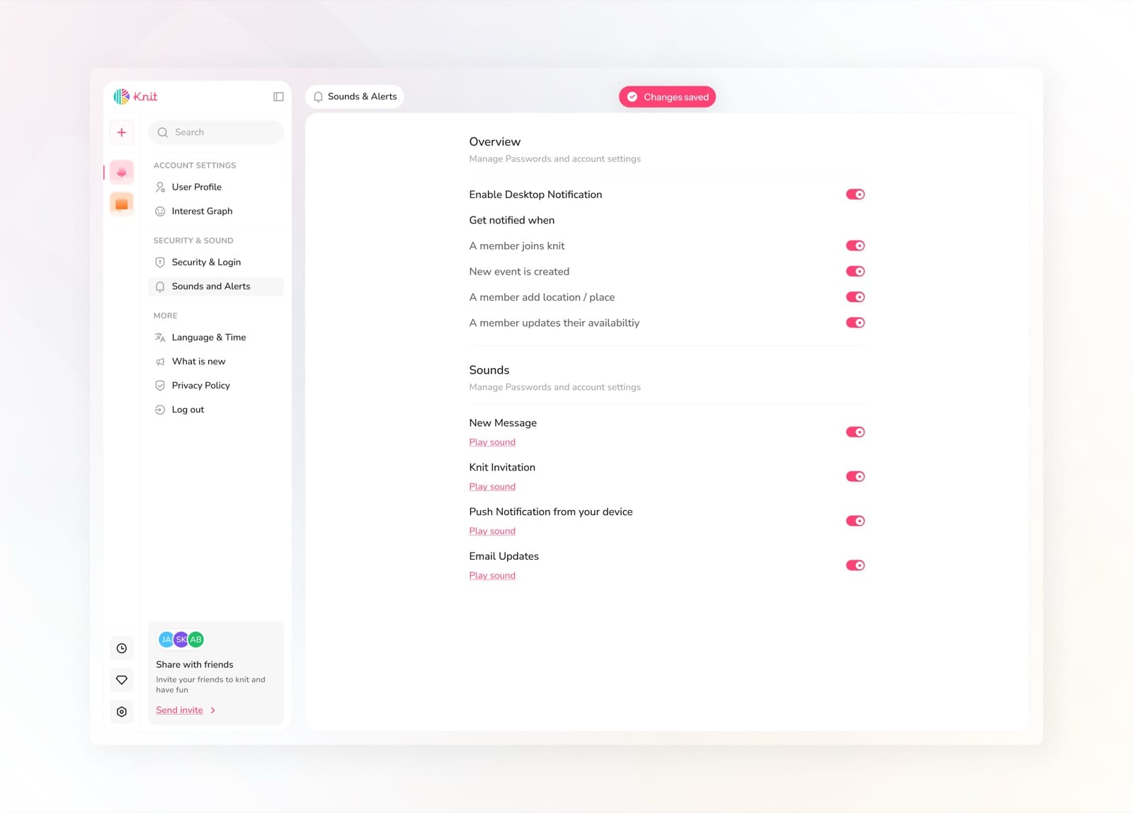 Knit Settings 4