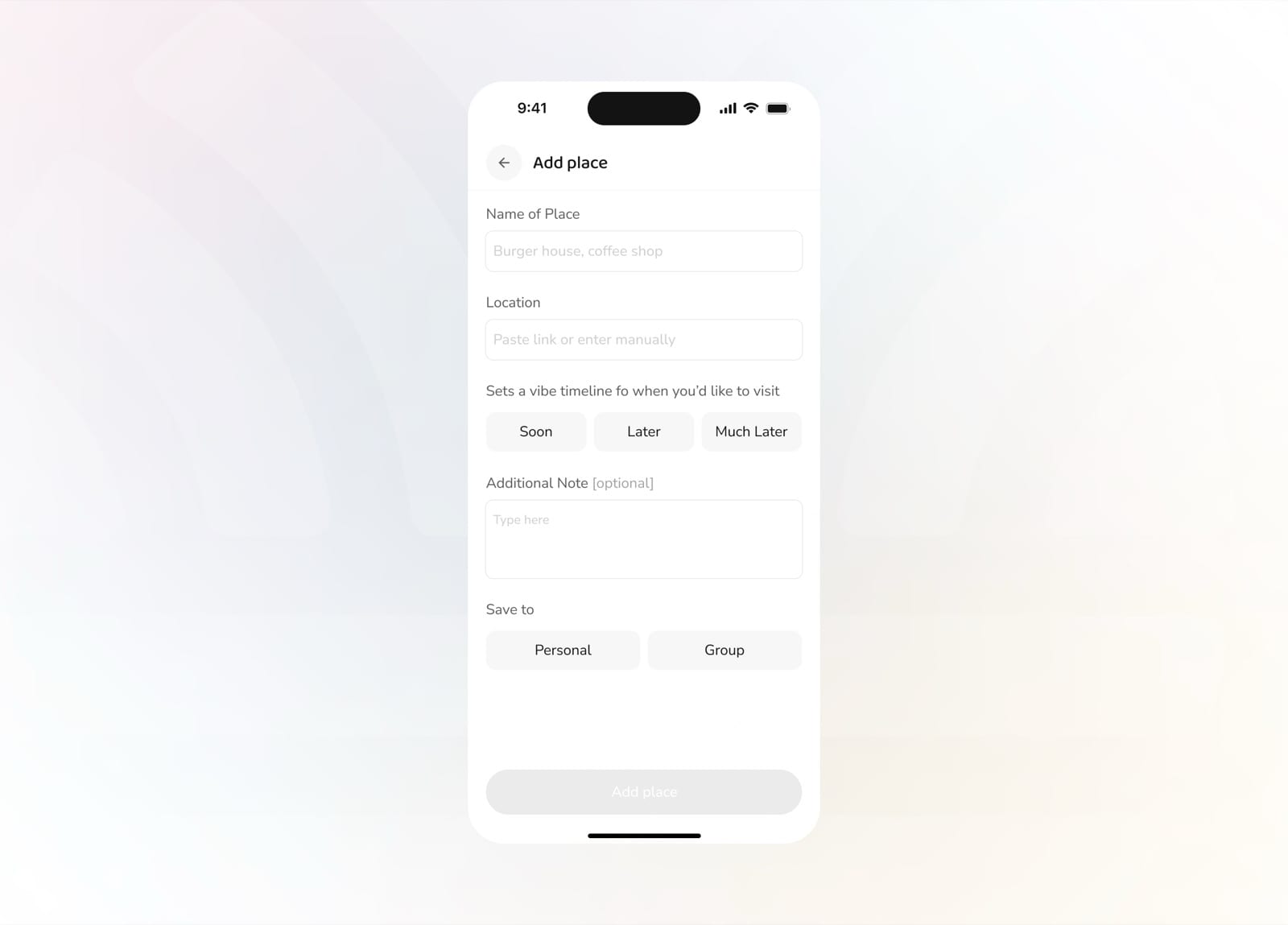 Add a Place 2