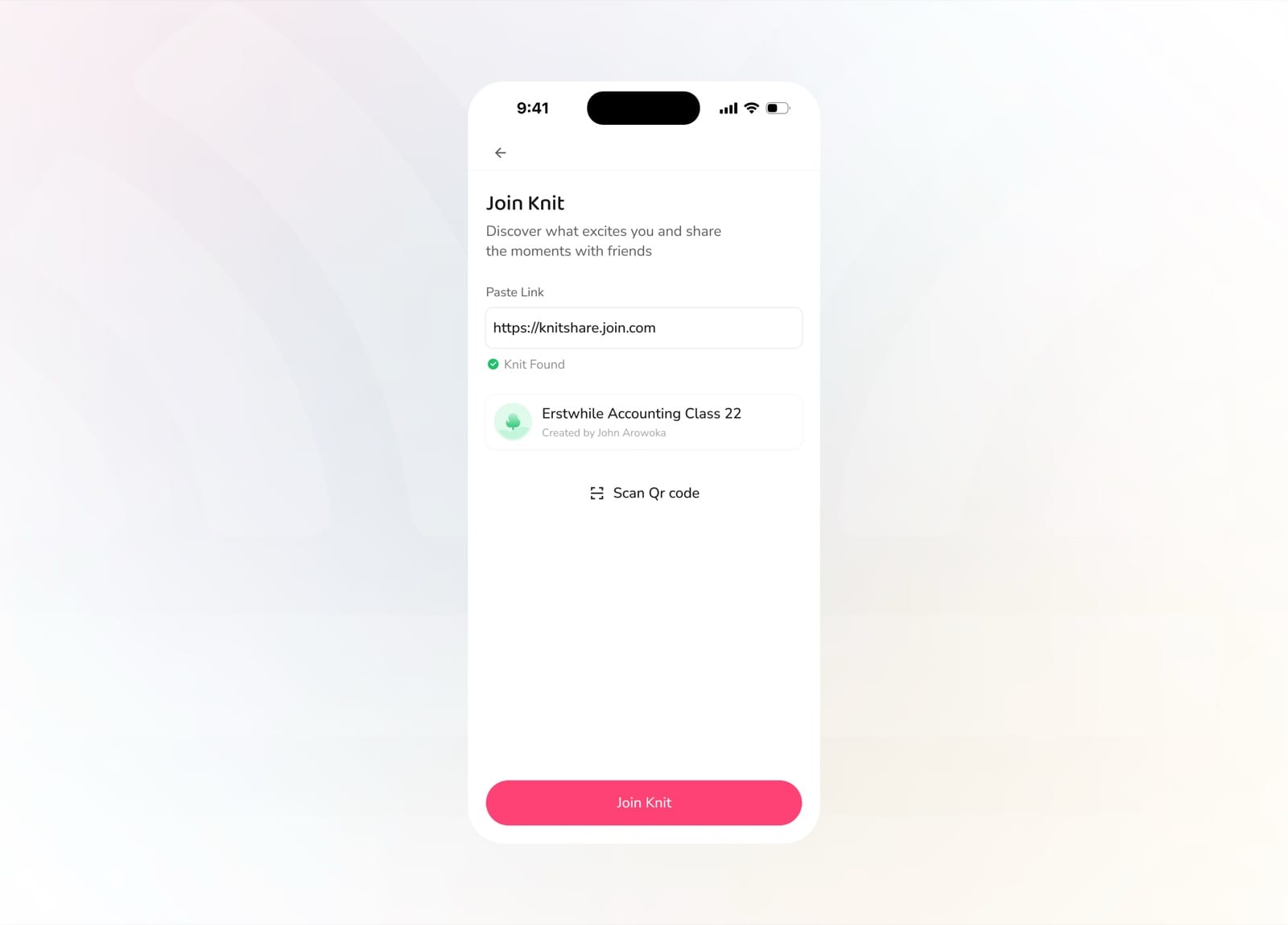 Join Knit (Link) 2