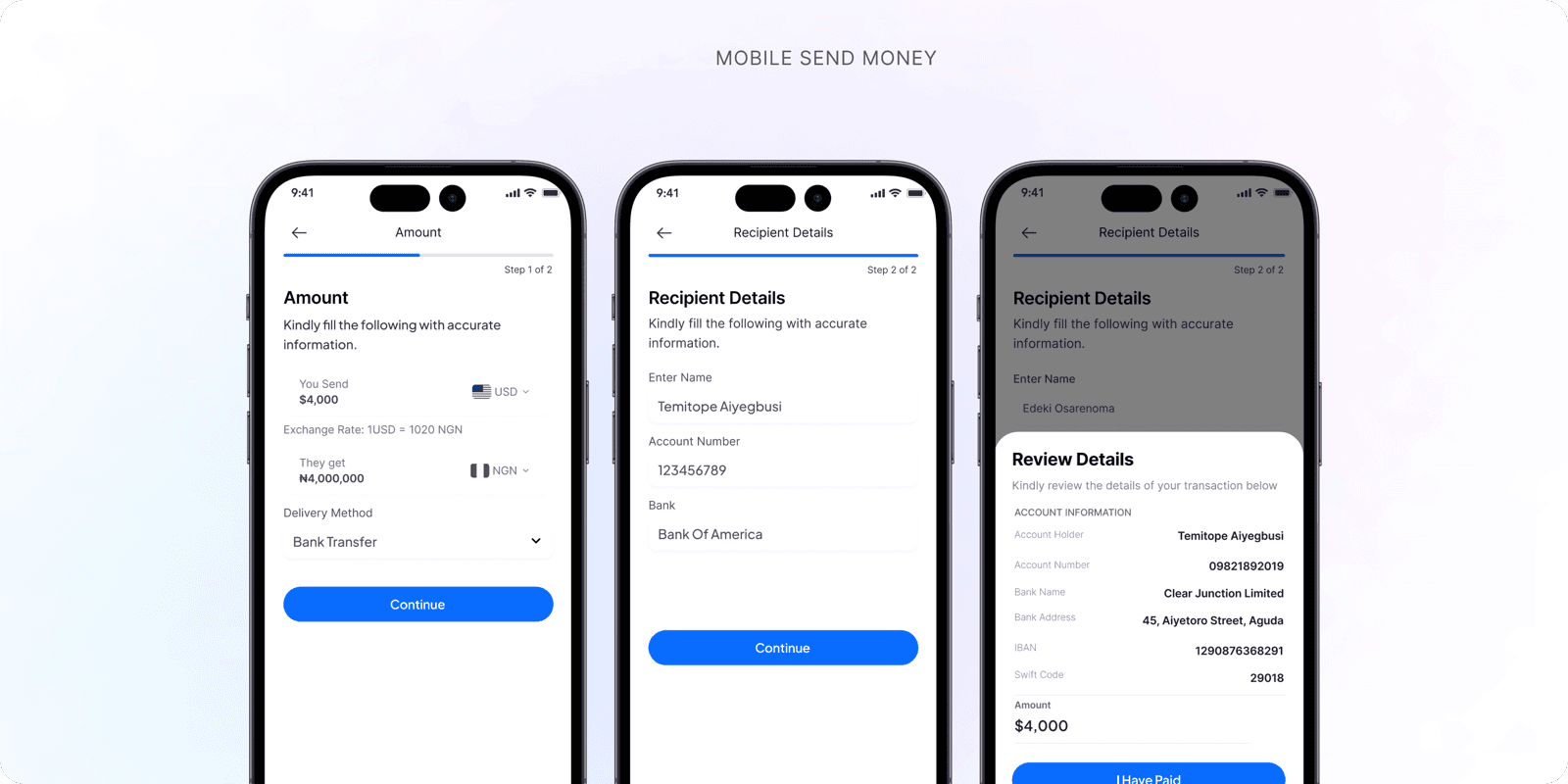 1. Allows Nigerians abroad to send money home easily, affordably, and transparently?