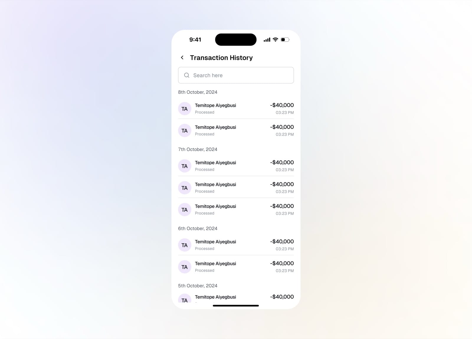 Deposit Cash 3