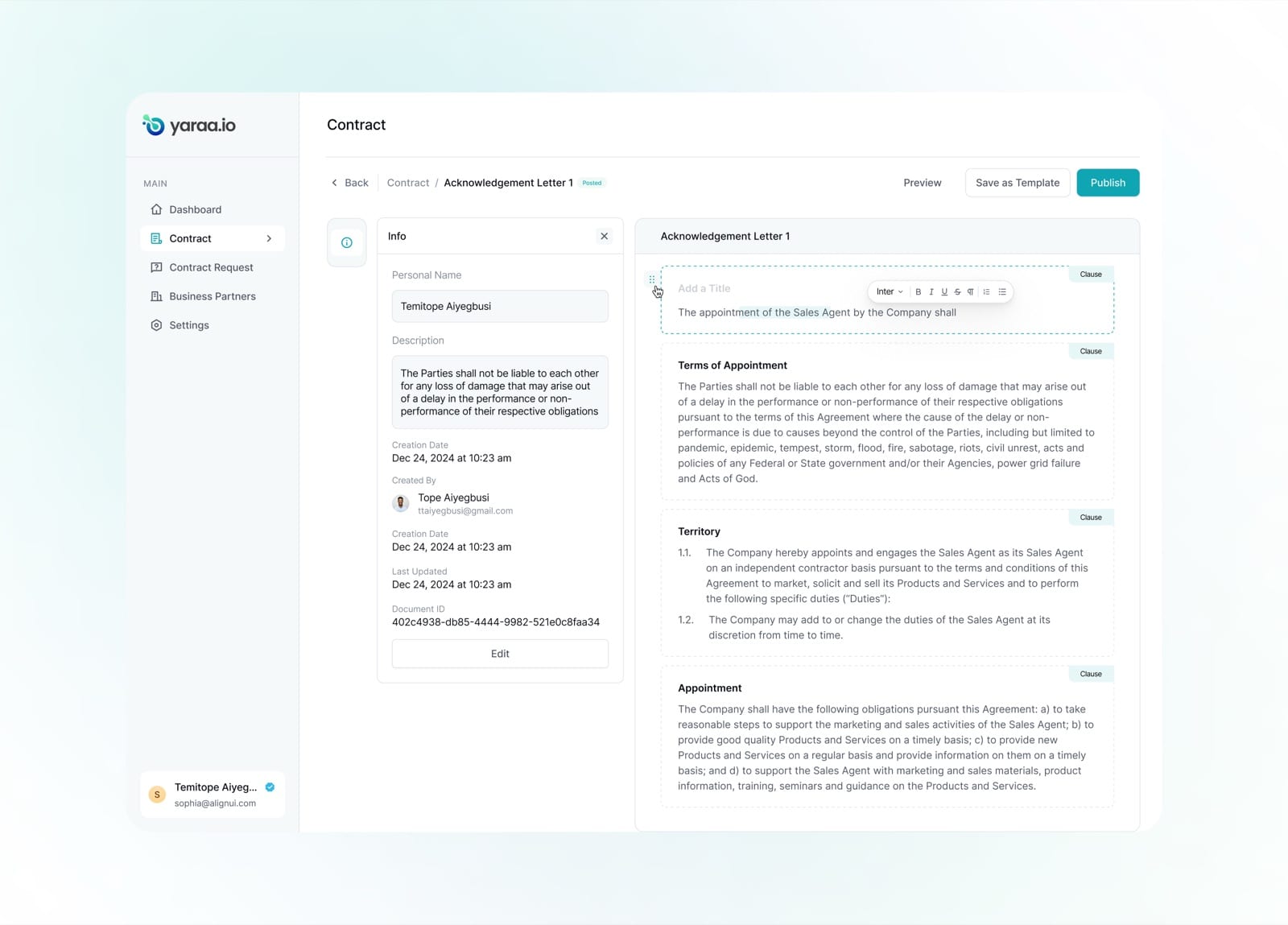 Contract Details 7