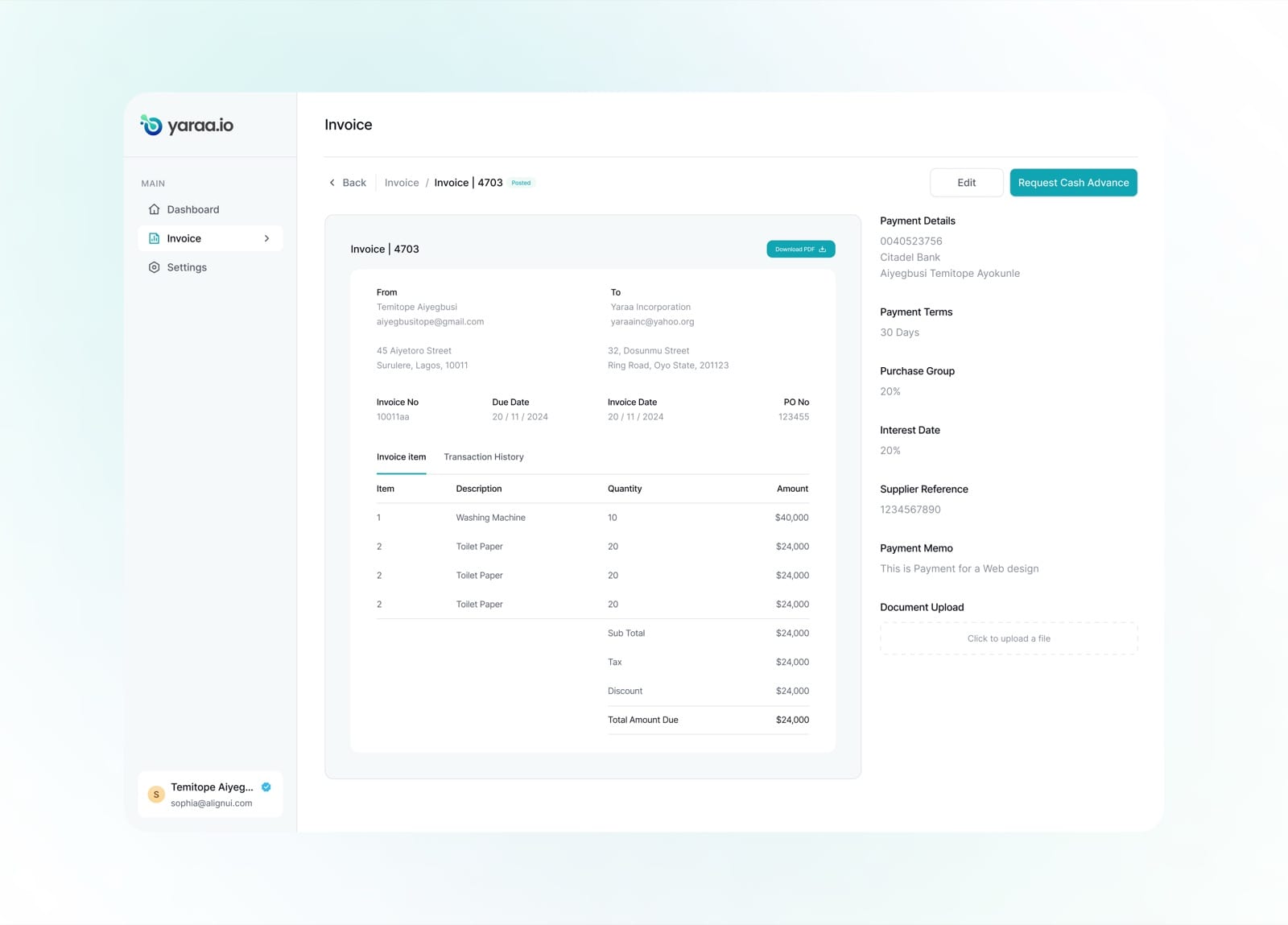 Invoice 2